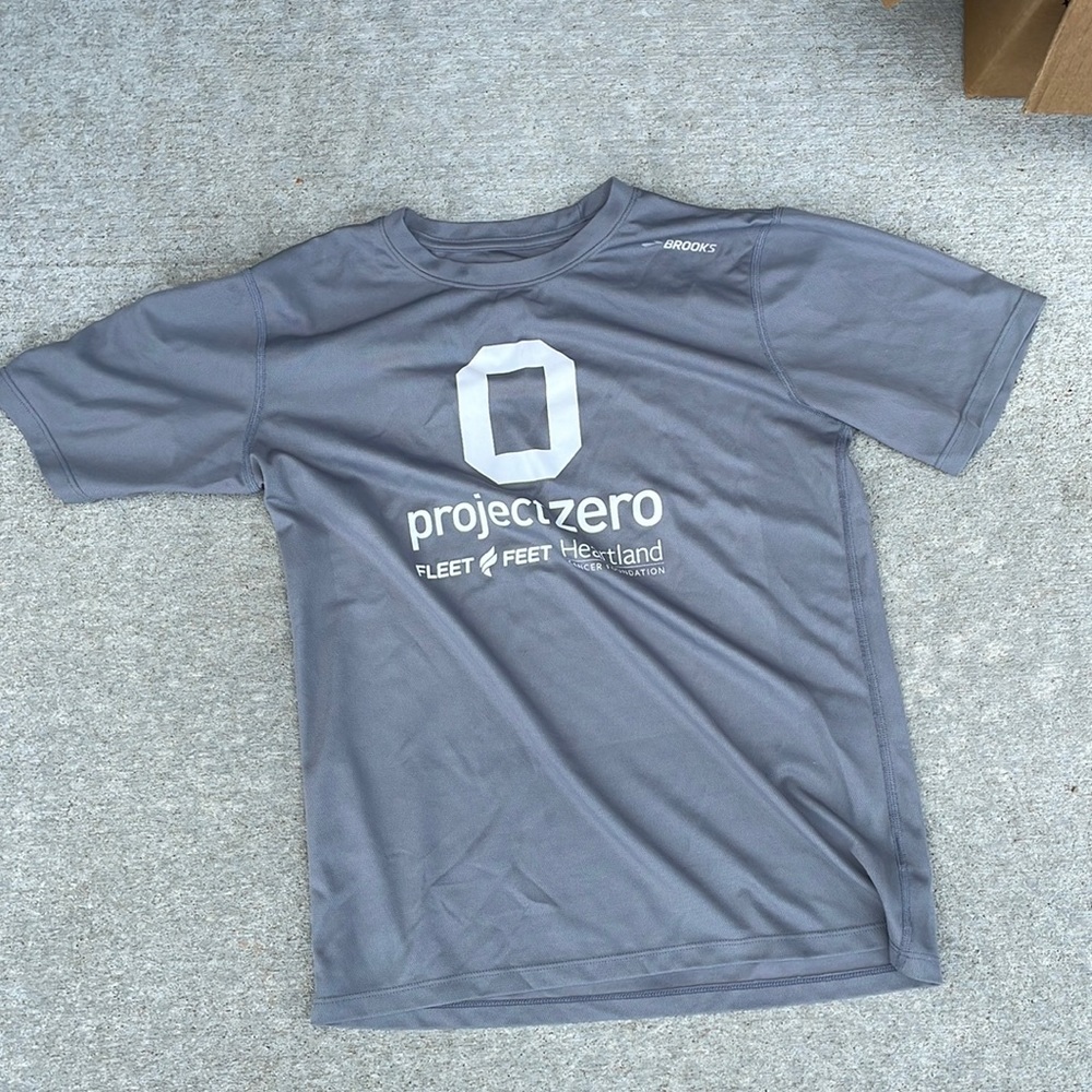 Grey project zero tee shirt